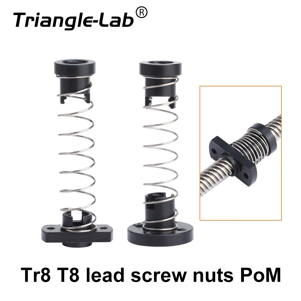 Creality Printer K1 - Trianglelab Tr8 T8 Loodschroefmoeren POM Anti-spelingmoeren