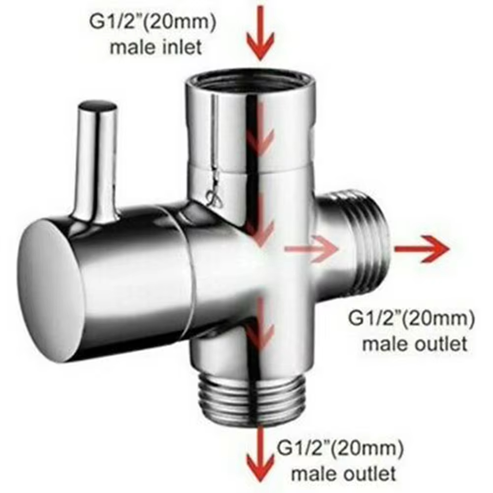 G1/2in 3-weg omschakelklep T-a - Shower Valve Cartridge recensie en prijs